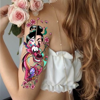 tatuaje Mulan y Mushu