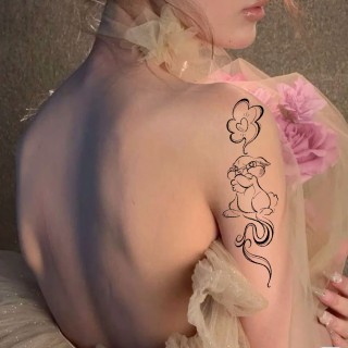 Fineline tambor bambi tattoo